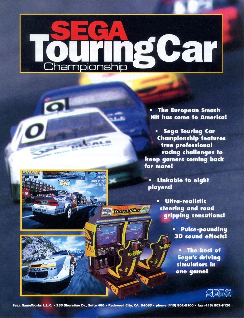 Sega Model 2 C-crx Sega Touring Car For Cabinet Arcade No Jamma