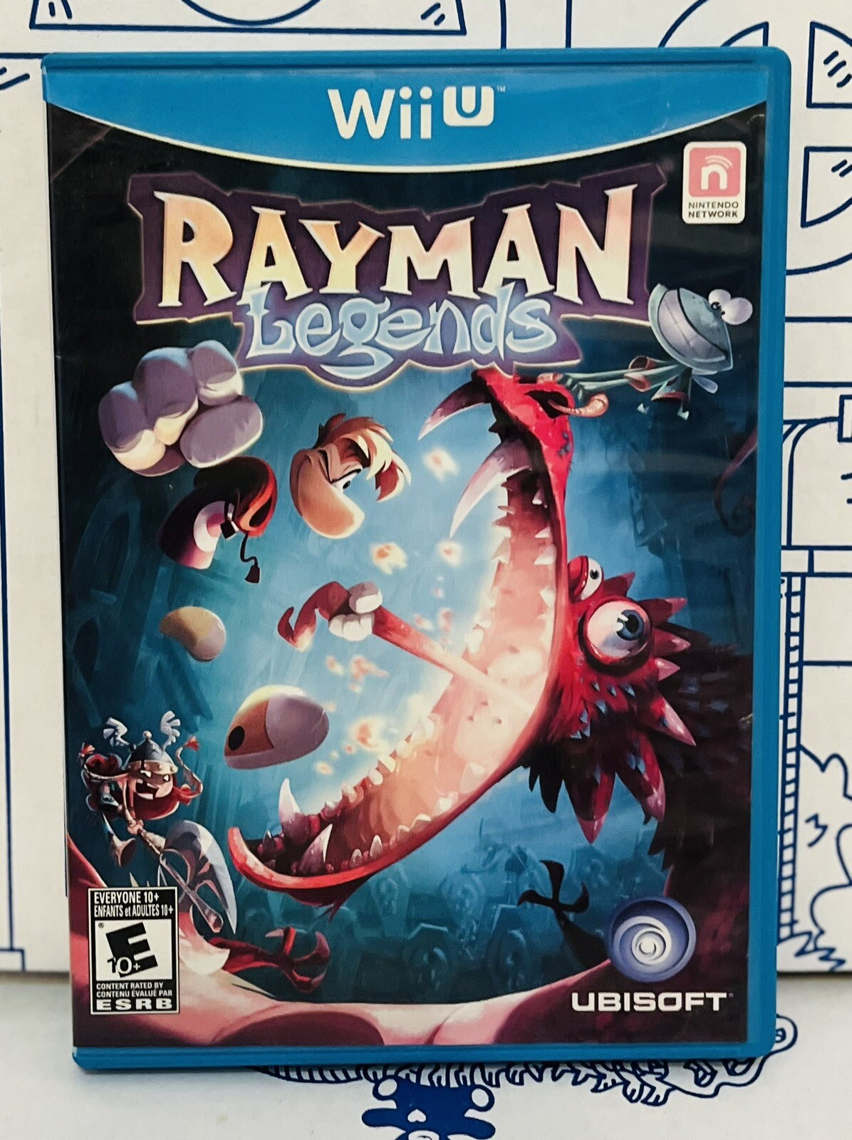 Rayman Legends Nintendo Wii U 2013 Ubisoft Game Cartoon Adventure Comic Mischief