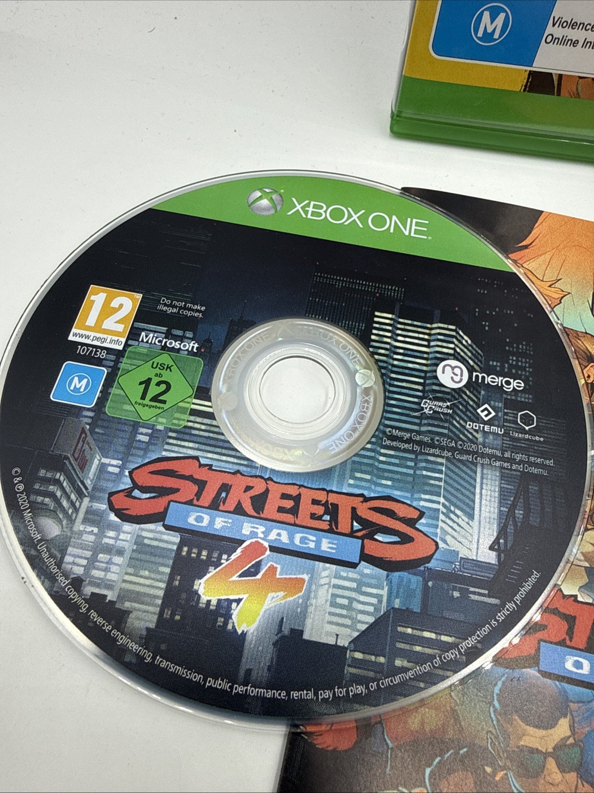 Streets of Rage 4 Xbox One RARE GEM! FREE TRACKED POSTAGE