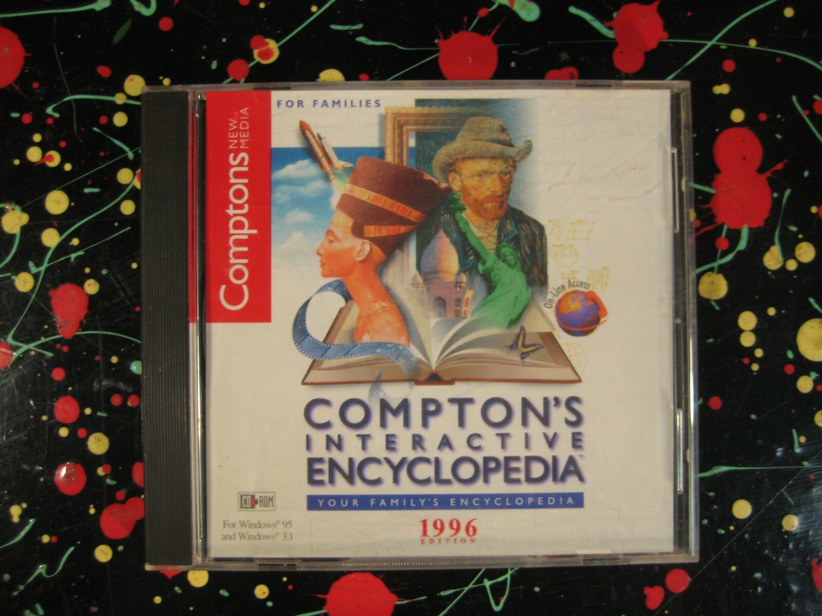 Compton’s Interactive Encyclopedia 1996 Win 3.1/95 PC CDROM Software US Version