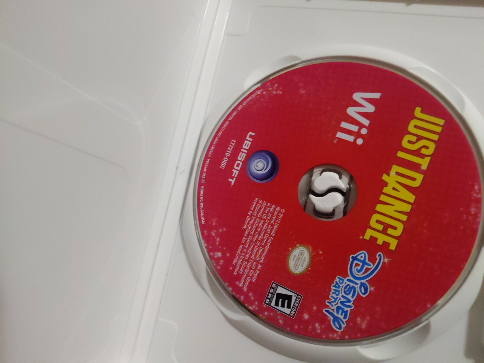 Just Dance: Disney Party (Nintendo Wii, 2012) Disc Only