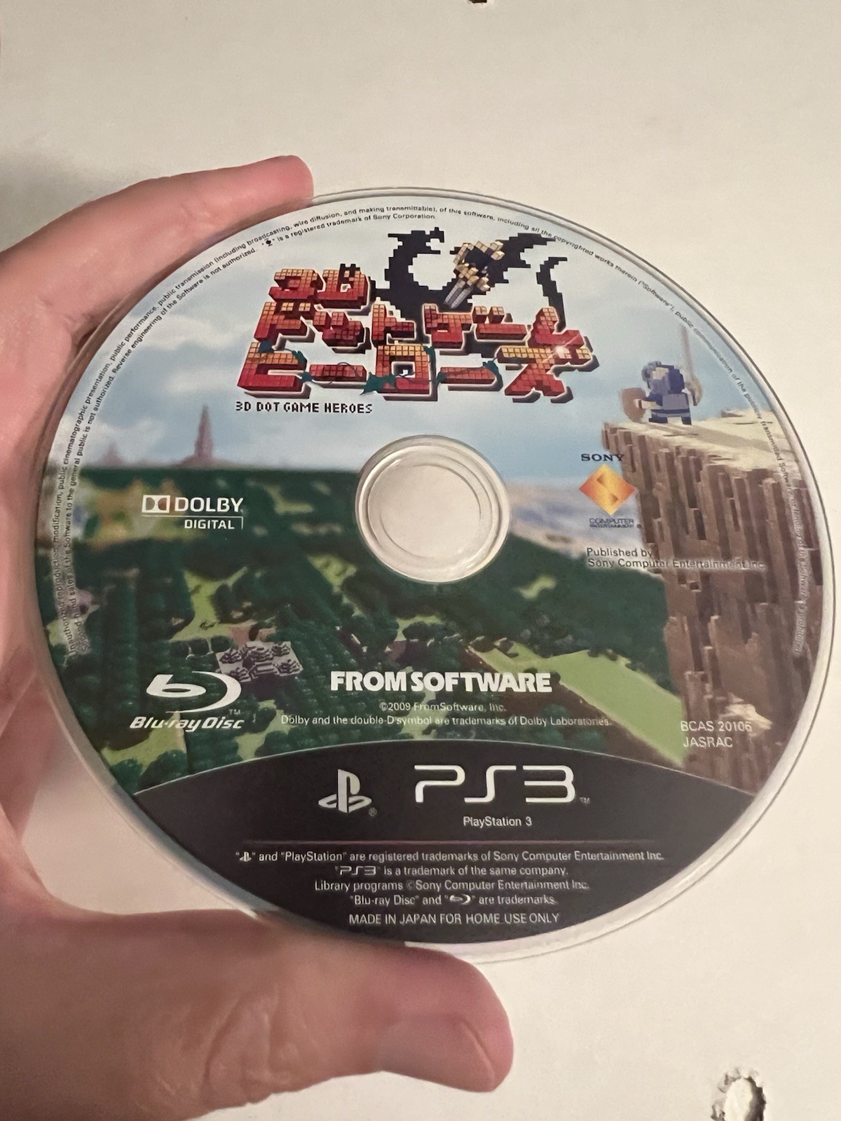 Sony 3D Dot Game Heroes Sony PlayStation 3 NTSC-J 2009 Manual Included CIB