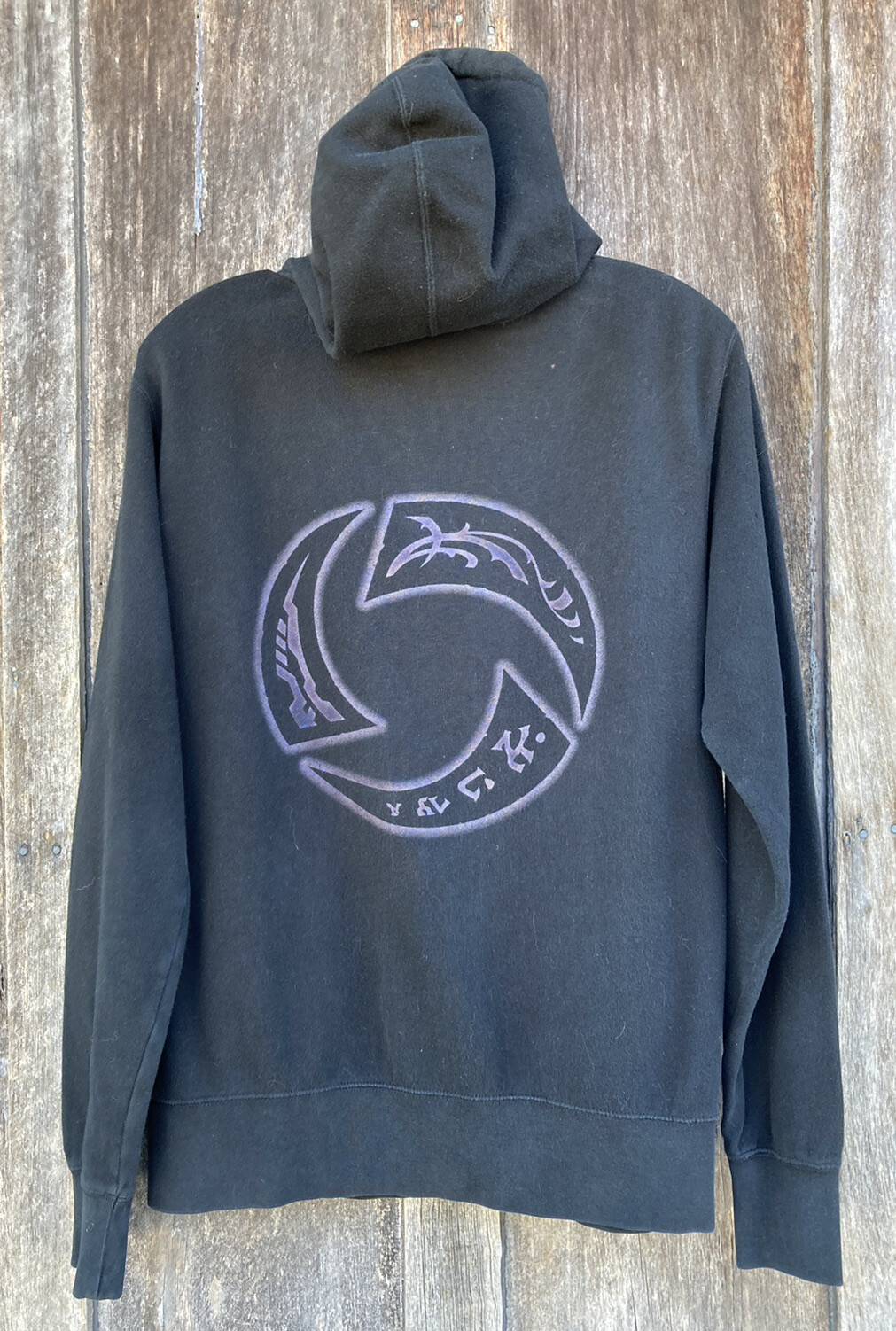 VTG BLIZZARD ENTERTAINMENT HEROES OF THE STORM BLACK ZIPPERED HOODIE Adult Small