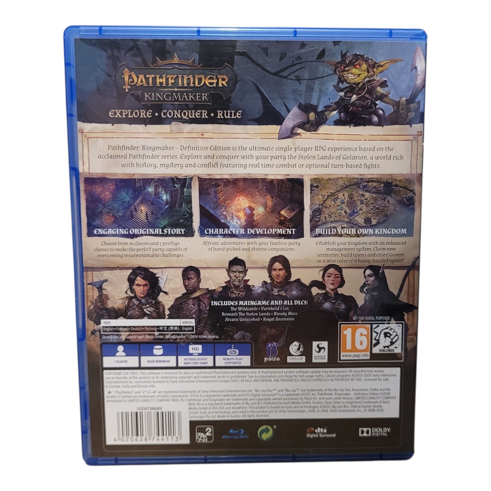Pathfinder Kingmaker Definitive Edition PS4 EXCELLENT Condition (PS5 Compatible)