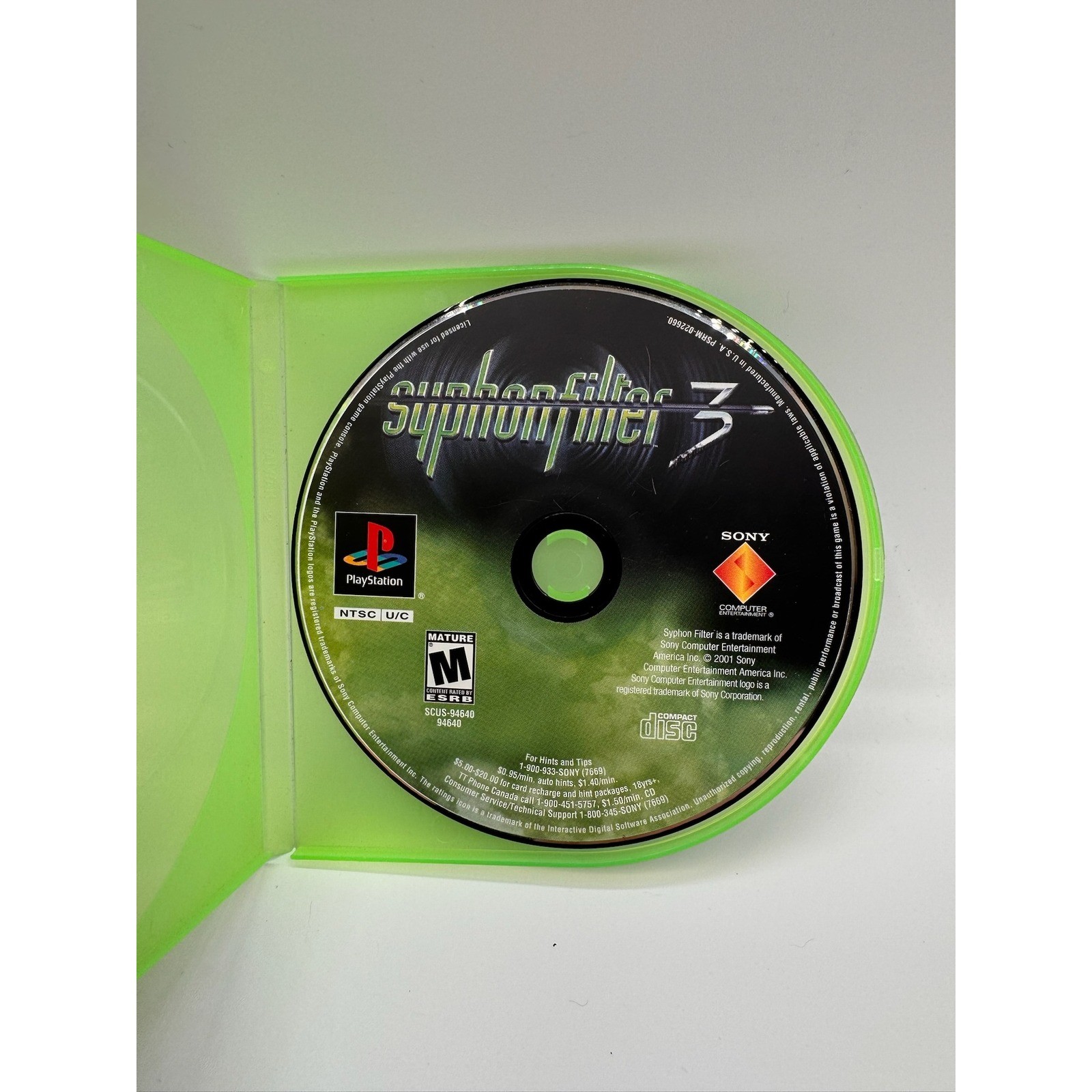Syphon Filter 1 2 3 Trilogy PS1 PlayStation 1 Games Bundle Greatest Hits Tested