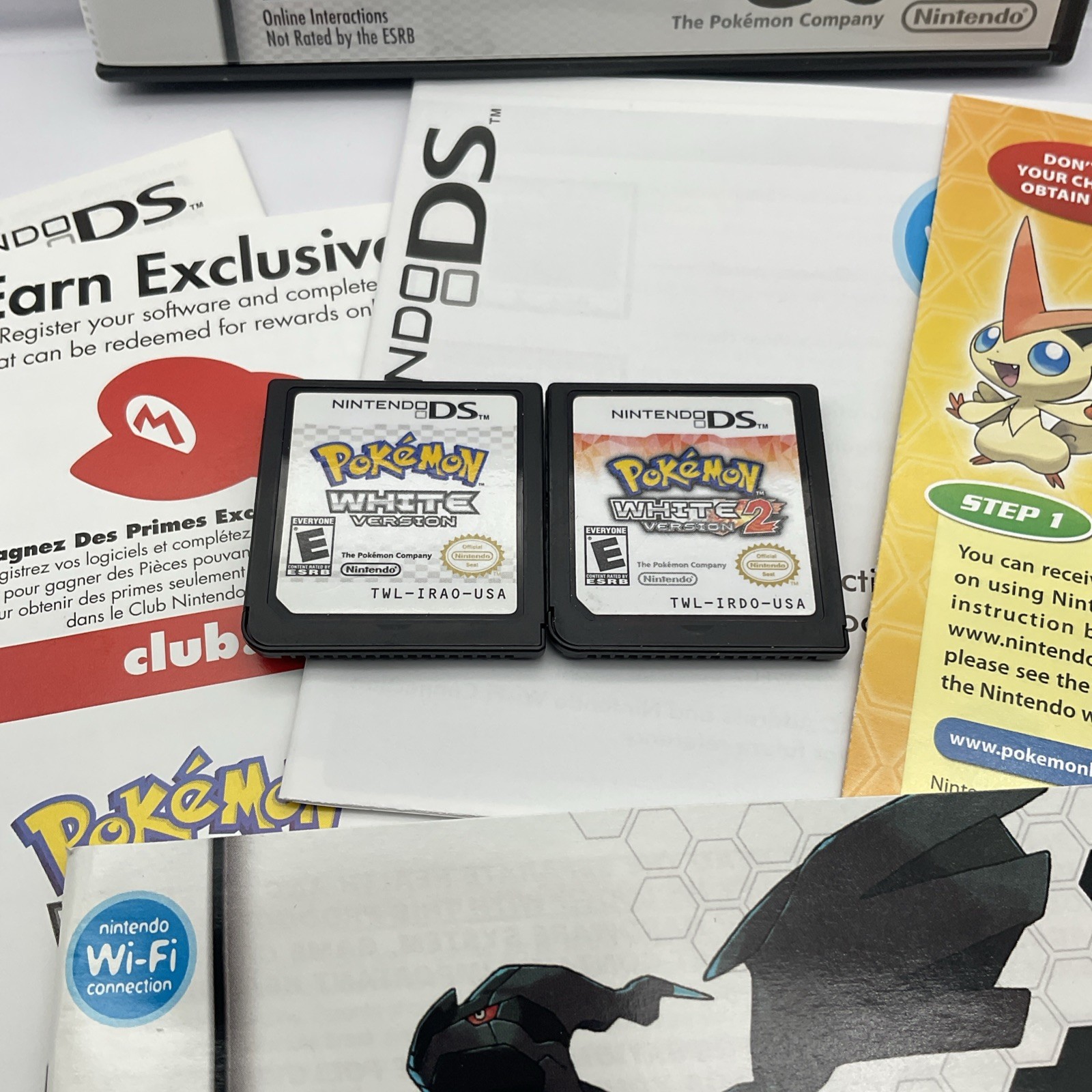 Pokémon Black, White 1 & 2, Diamond (Nintendo DS) Authentic|Tested & Working