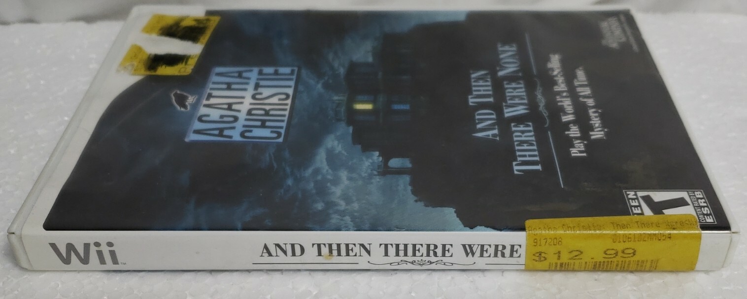 Agatha Christie: And Then There Were None – Nintendo Wii Game video good disc r