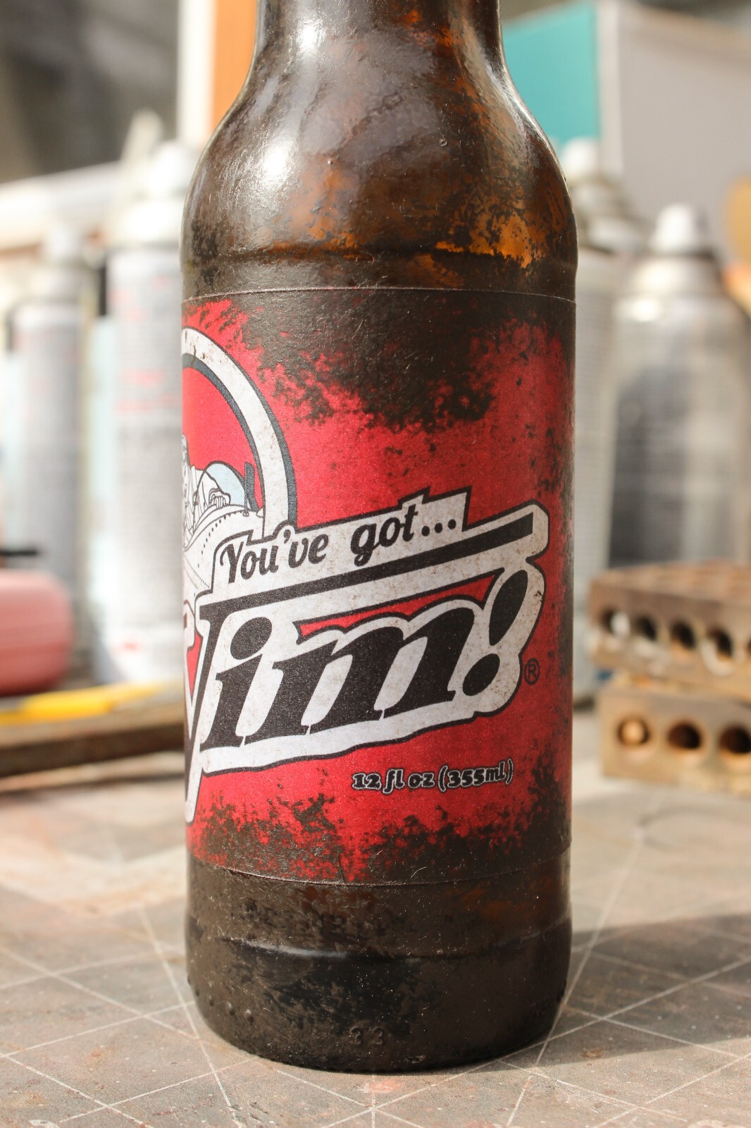Handmade Vim! Original 12oz Bottle Replica from Fallout 4