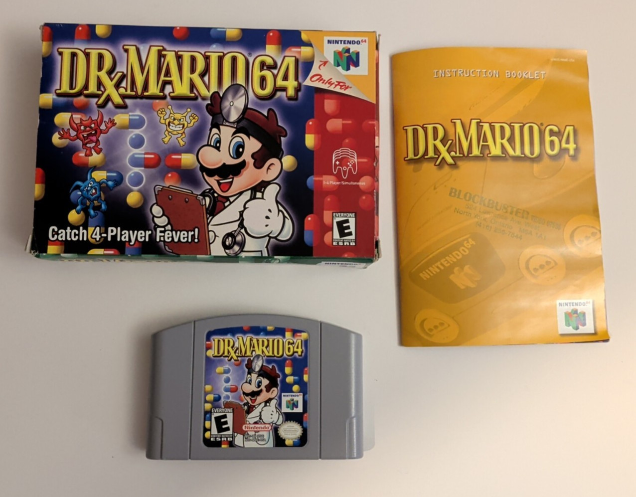 Dr. Mario 64 (Nintendo 64, 2001) CIB !