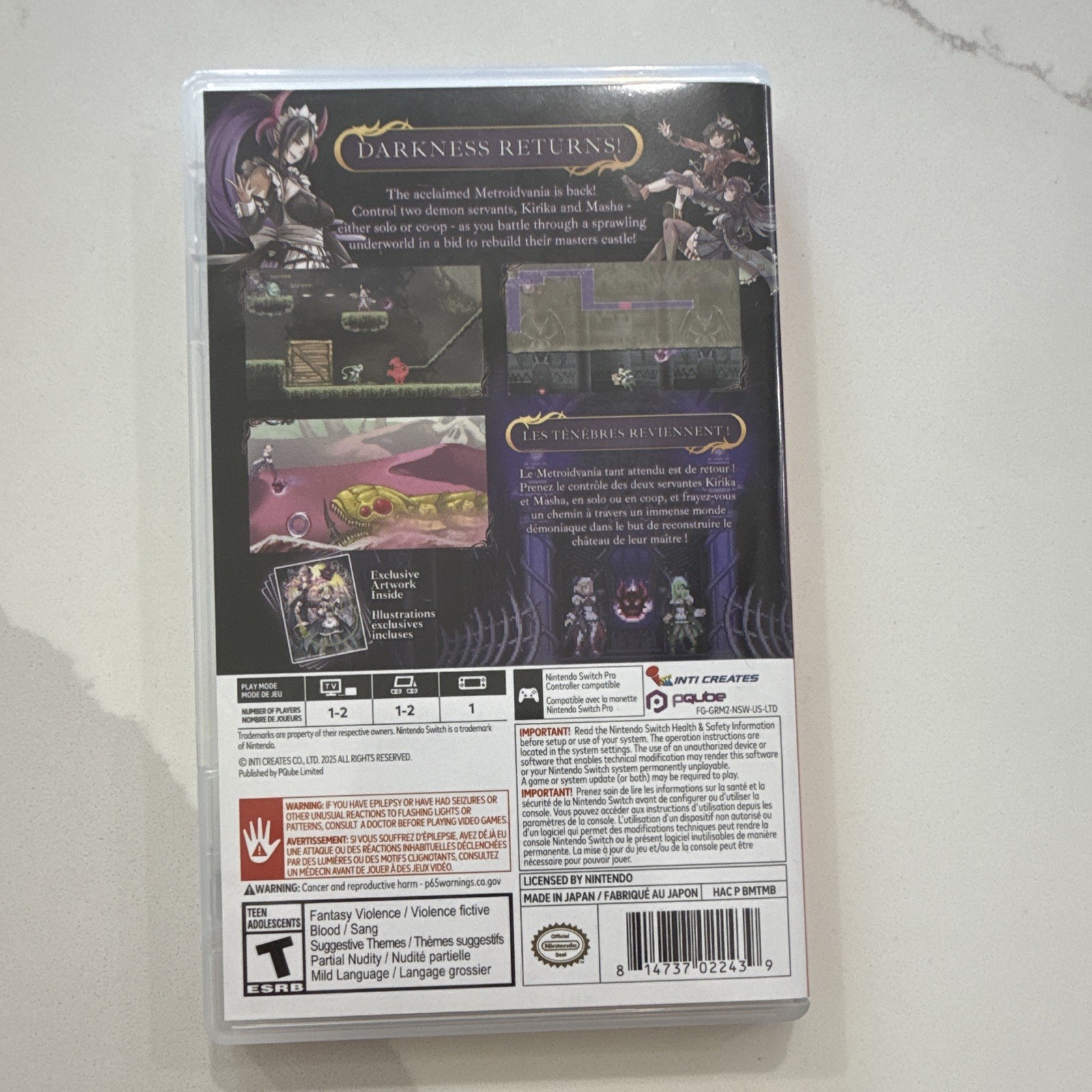 PQube Gal Guardians: Servants of the Dark Nintendo Switch