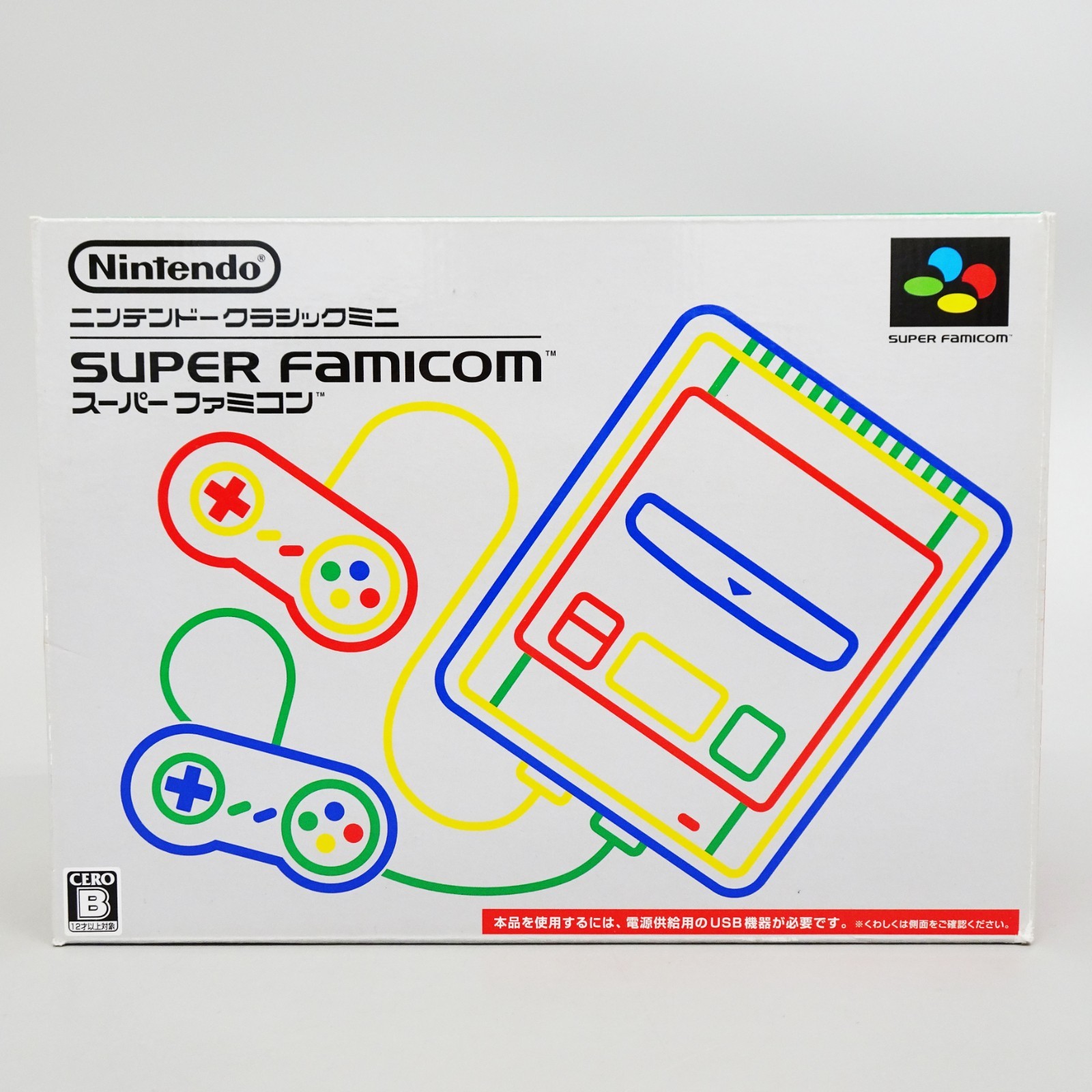 Nintendo Classic Mini Super Famicom Gray console SNES SFC Used Tested Boxed Used