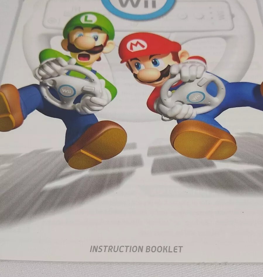 MarioKart Instruction Booklet ONLY Nintendo Wii Japan Singapore Malaysia Saudi