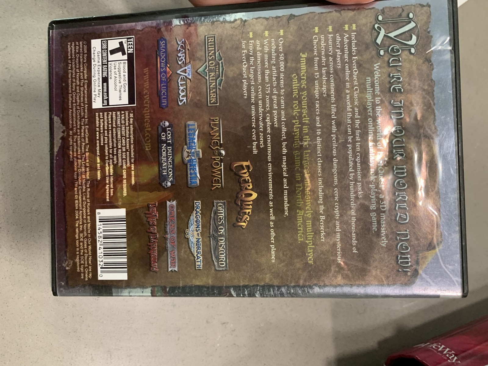 EverQuest Titanium Edition (PC, 2005) – Classic MMORPG Collection