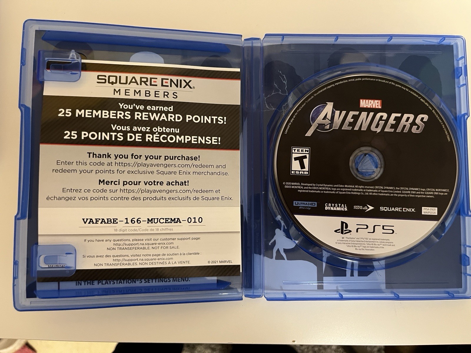Marvel’s Avengers PS5 Square Enix Ultra HD Online Playability Action Adventure