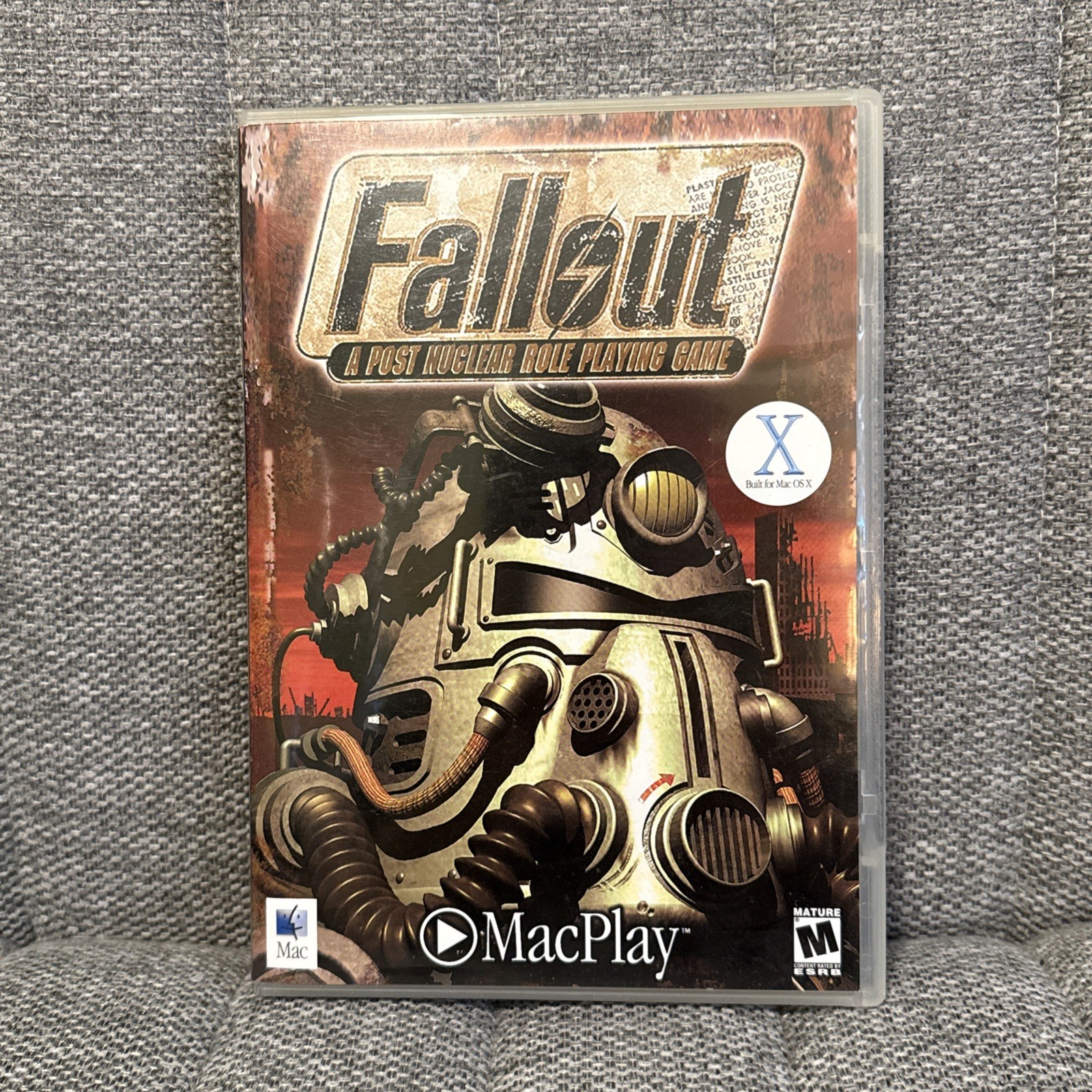 Fallout 1 Macintosh Mac MacPlay OS X – disc is immaculate!