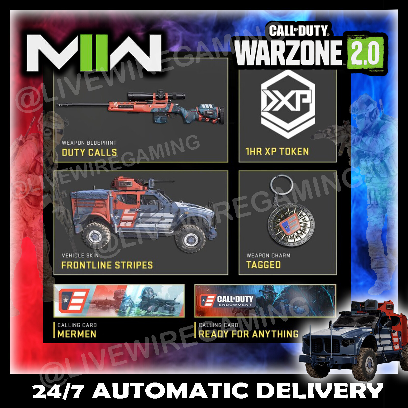 Call of Duty Modern Warfare II 2 Endowment C.O.D.E. Protector Bundle Region Free