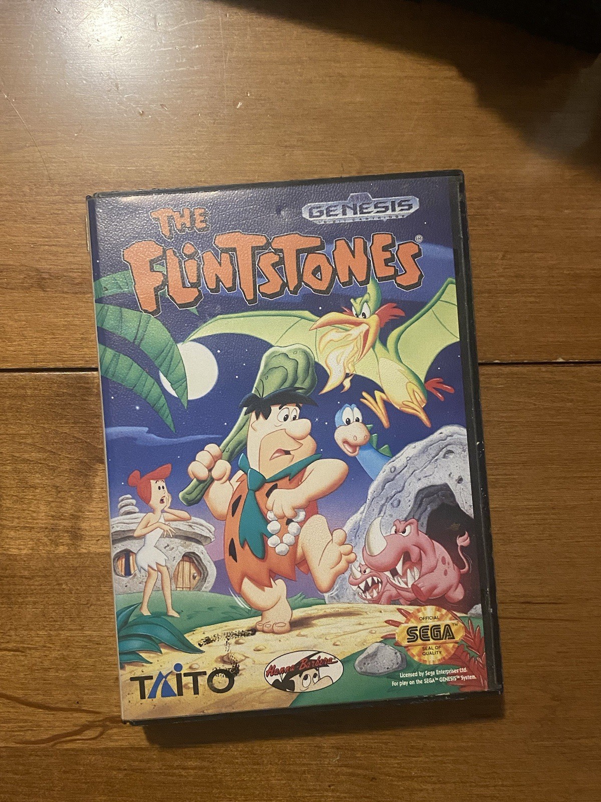 The Flintstones SEGA Genesis 1992 Case And Cartridge Excellent Condition