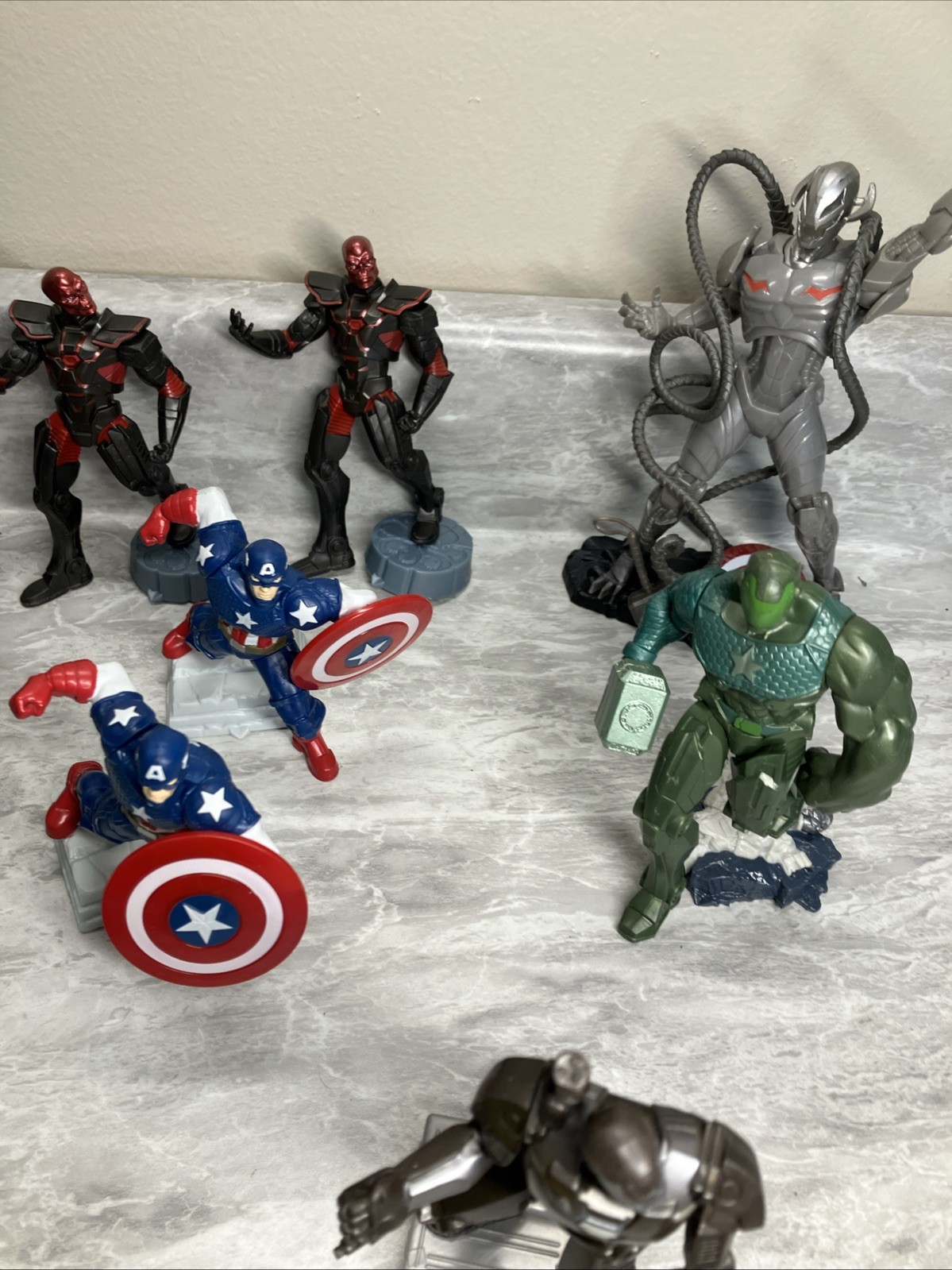 Lot of 15 Disney Hasbro Marvel Playmation Action Figures