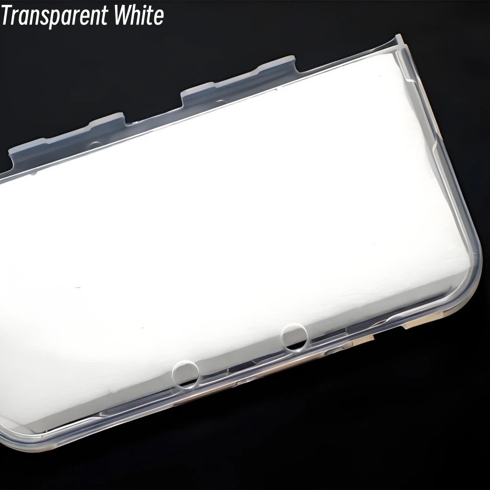 Transparent Protective Case for NEW 3DS XL / LL TPU Soft Cover Clear Black White