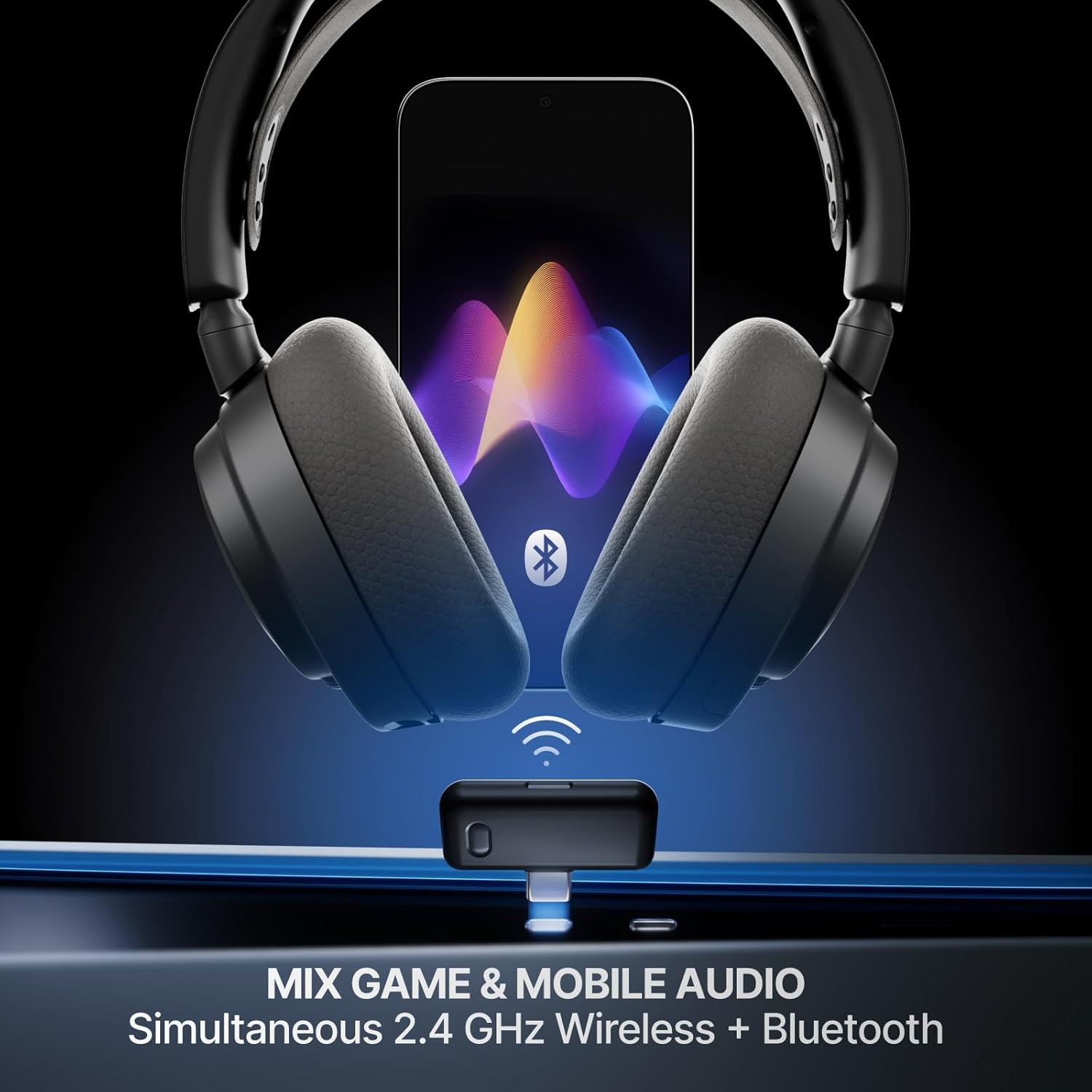 SteelSeries Arctis Nova 7P Gen 2 Wireless Headset Black Certified Refurbished
