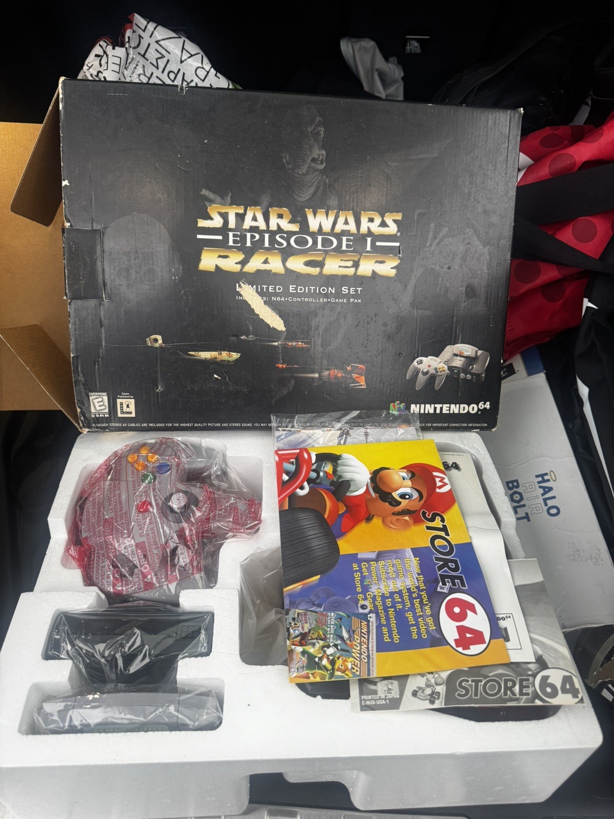 *BRAND NEW* Limited Edition Nintendo 64 StarWars Ep. 1 Racer – Complete Box Set