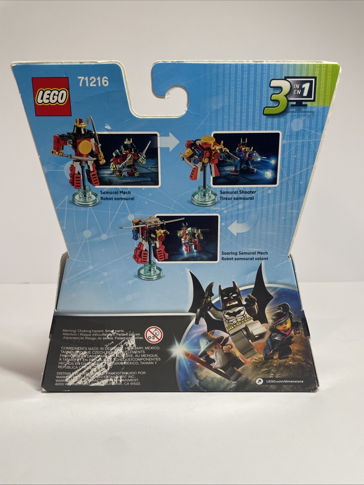 Lego Dimension Ninjago Nya Samurai Mech 59 Pcs Fun Pack 71216 NIB