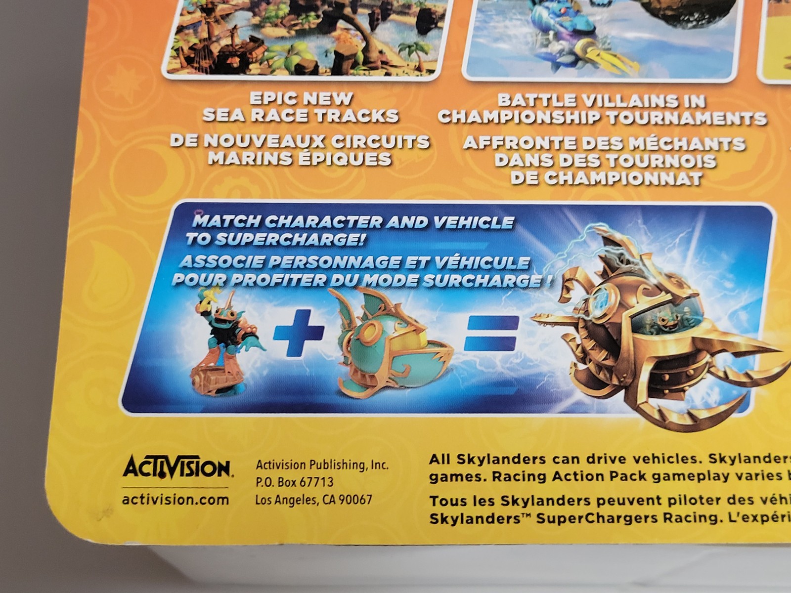 Skylander Superchargers Sea Racing Action Pack (2015) Brand New Sealed USA Toy