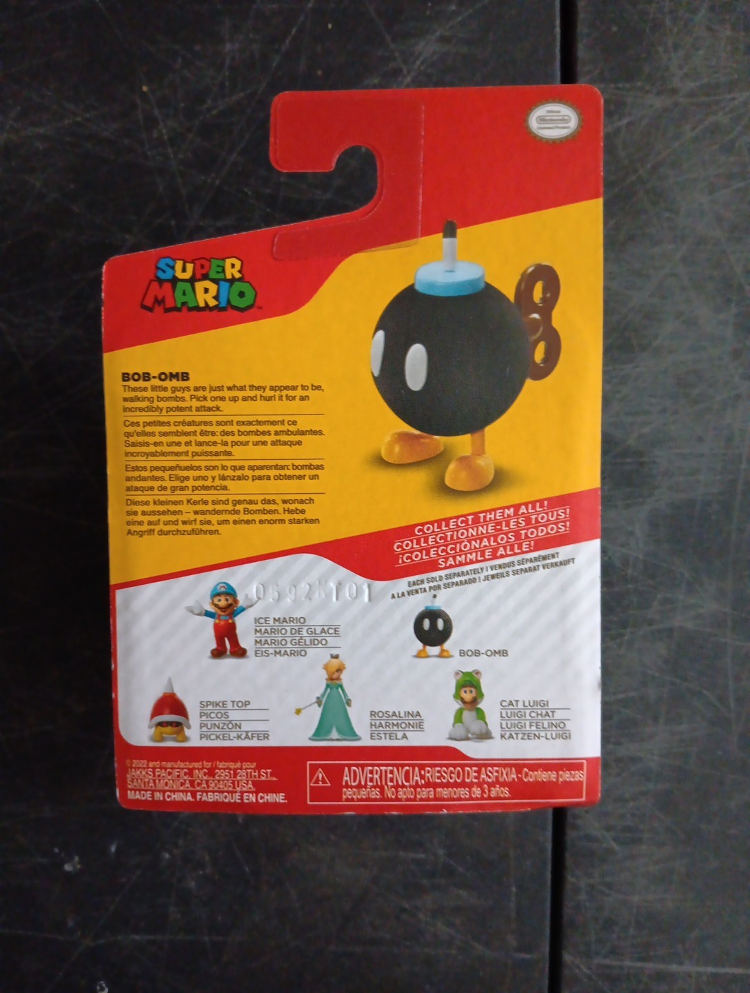 *FREE SHIP* 2.5″ BOB-OMB Super Mario World of Nintendo Jakks Pacific