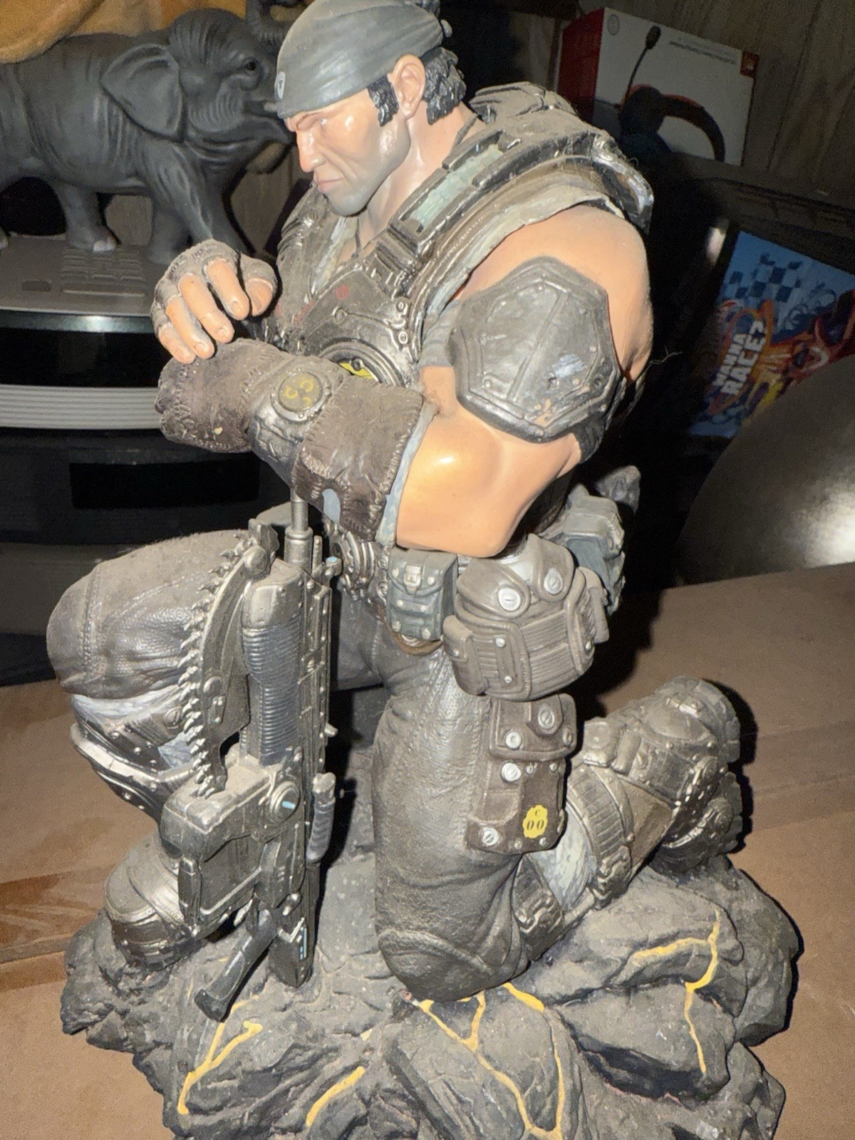 Microsoft Gears of War 3 Marcus Fenix Limited Edition Detailed Statue