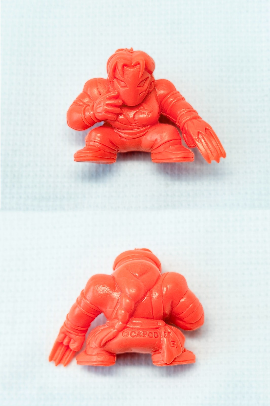 Vintage STREET FIGHTER II SD Keshi Mini Set of 12 Figures Complete (Bandai 1993)