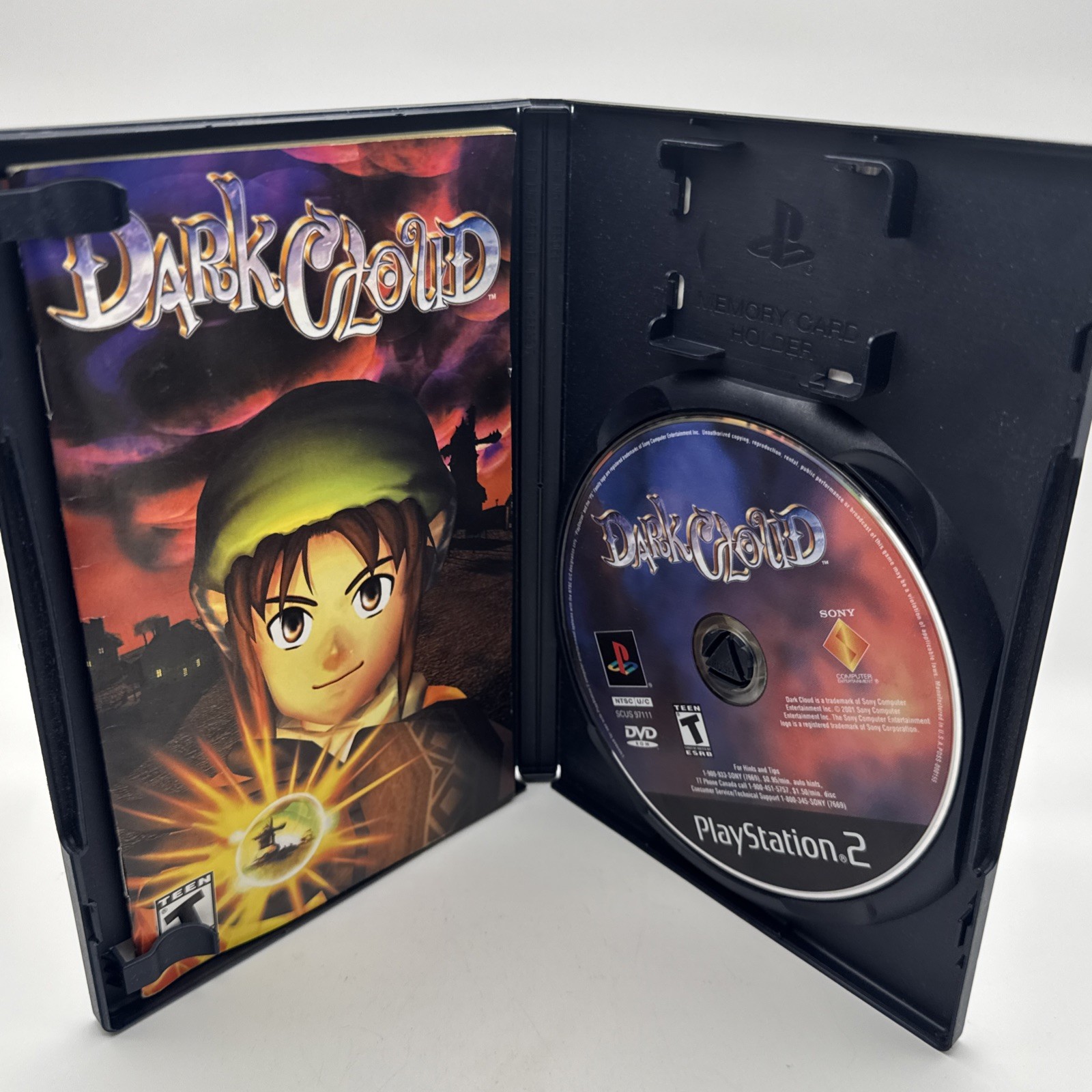 Sony Dark Cloud Role Playing Action Adventure PlayStation 2 CIB W/ Manual