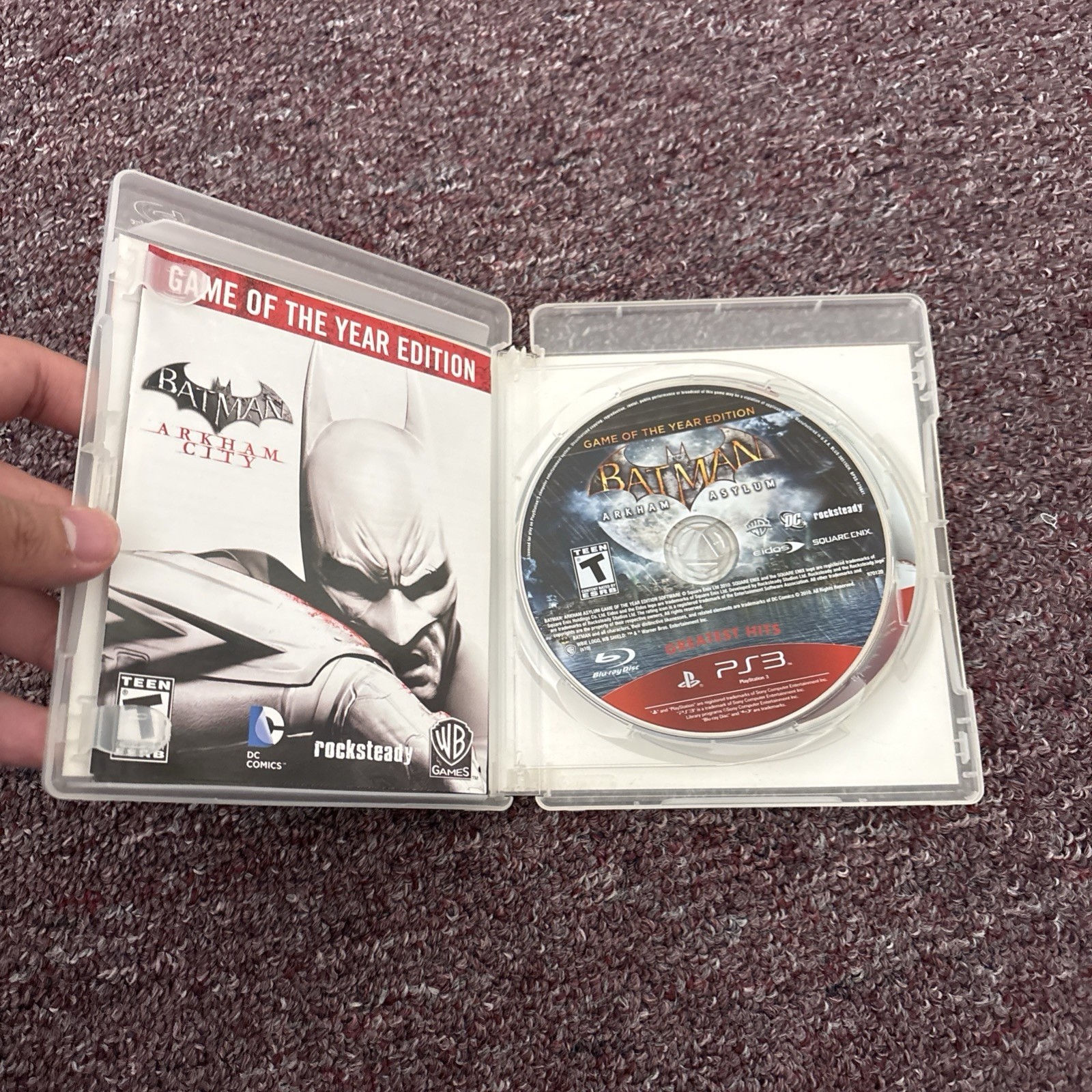 Batman: Arkham Asylum and Arkham City Dual Pack (Playstation 3, 2013)