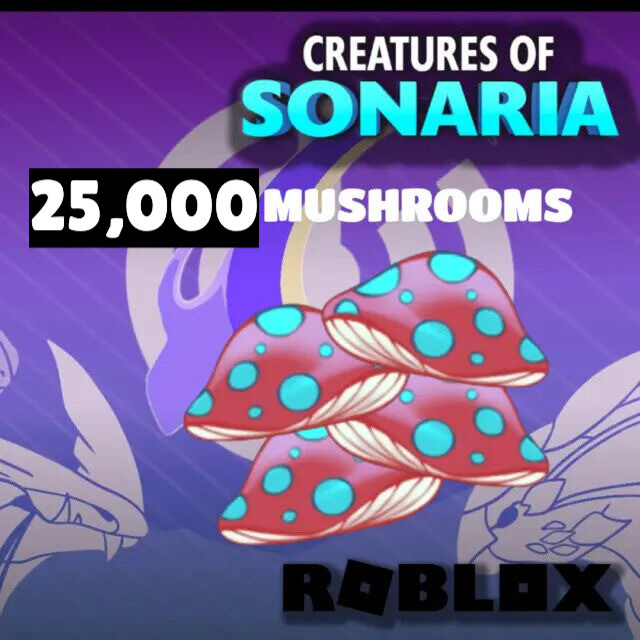 Creatures of Sonaria COS 25000 Mushrooms (25K Shrooms) 🔥Fast Delivery🔥