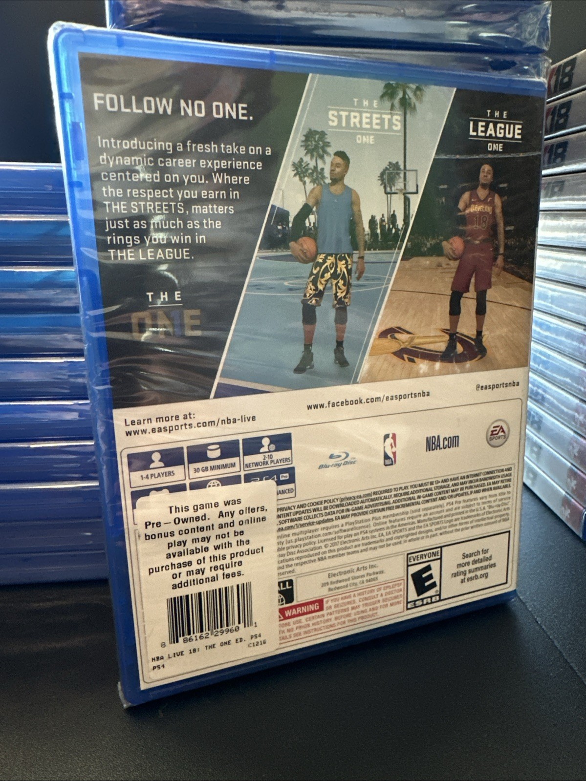 NBA Live 18 EA 2018 Streets League Basketball Sony PlayStation 4 PS4 2017 CIB