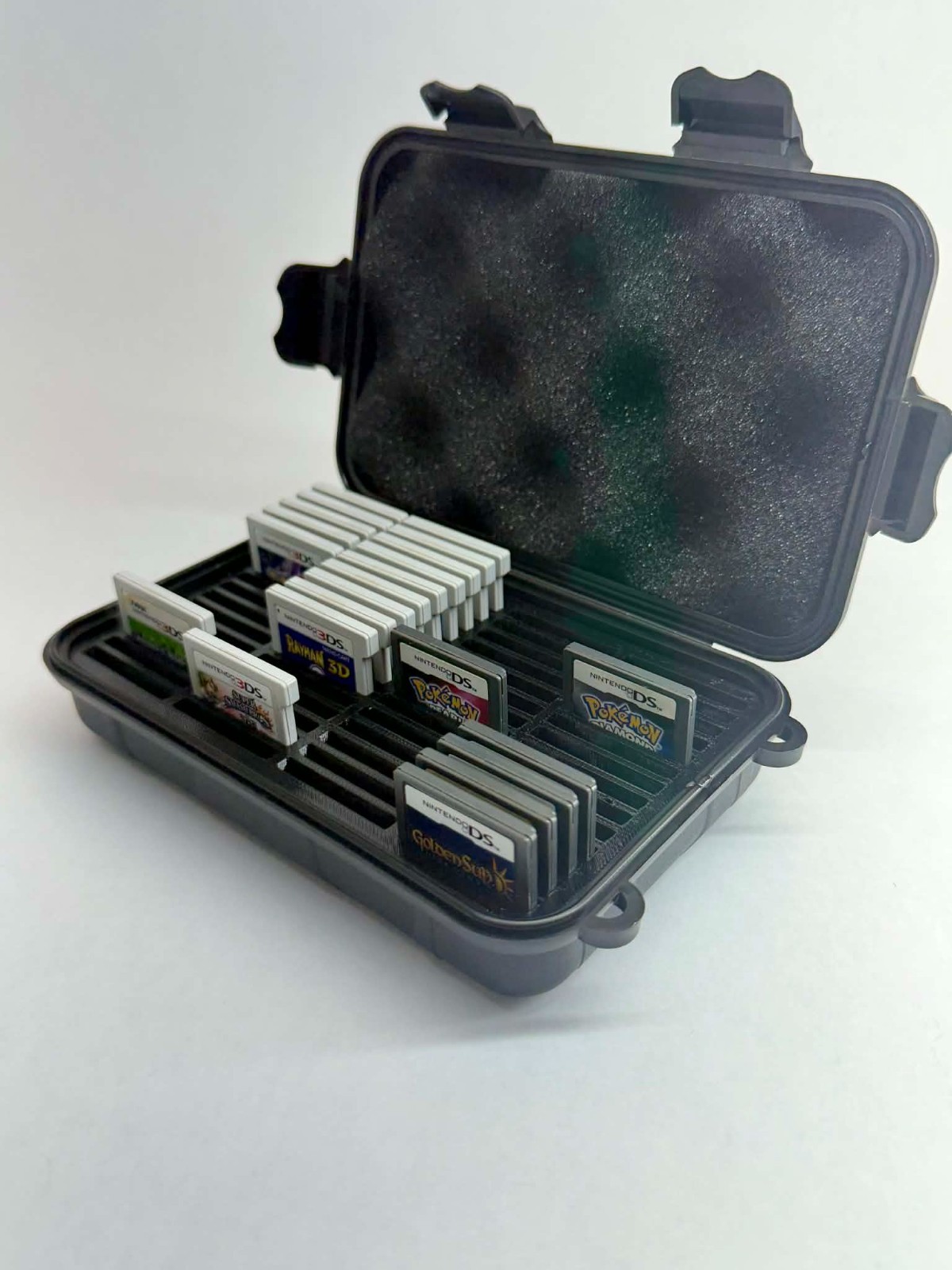 Compact Nintendo DS 3DS Cartridge Case 56 Game Storage Holder