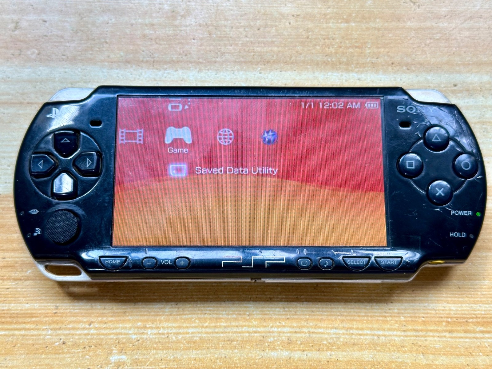 Sony PlayStation PSP 2004 Piano Onyx Charcoal Black Handheld System Console