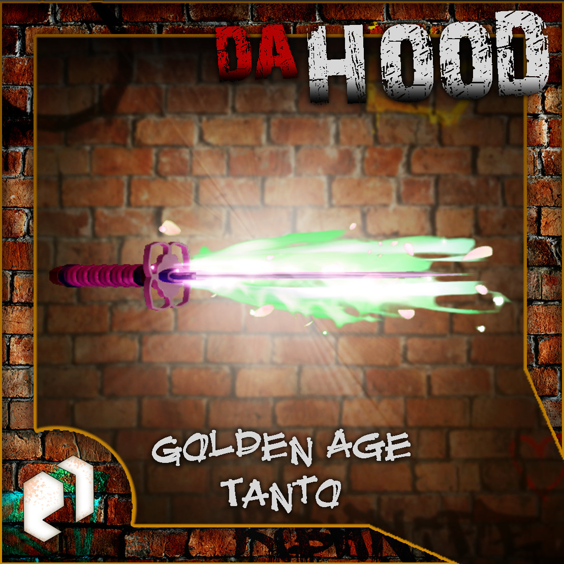 Golden Age Tanto | Da Hood | Roblox | DH | Fast Delivery and Cheap