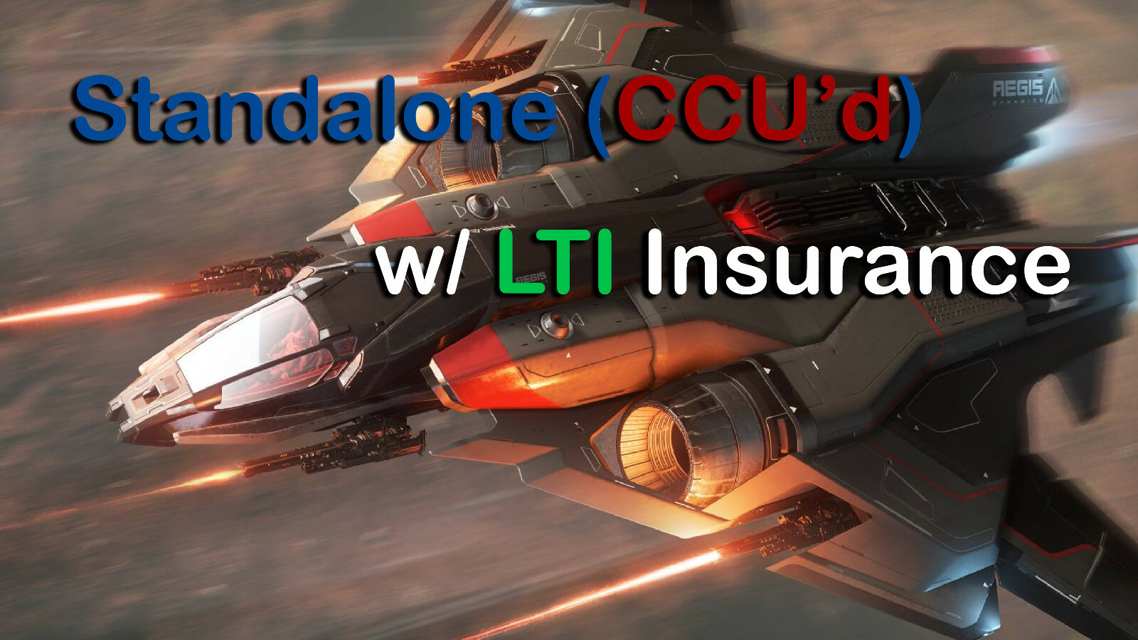 Star Citizen – Sabre (LTI or 10y Insurance) – Ship