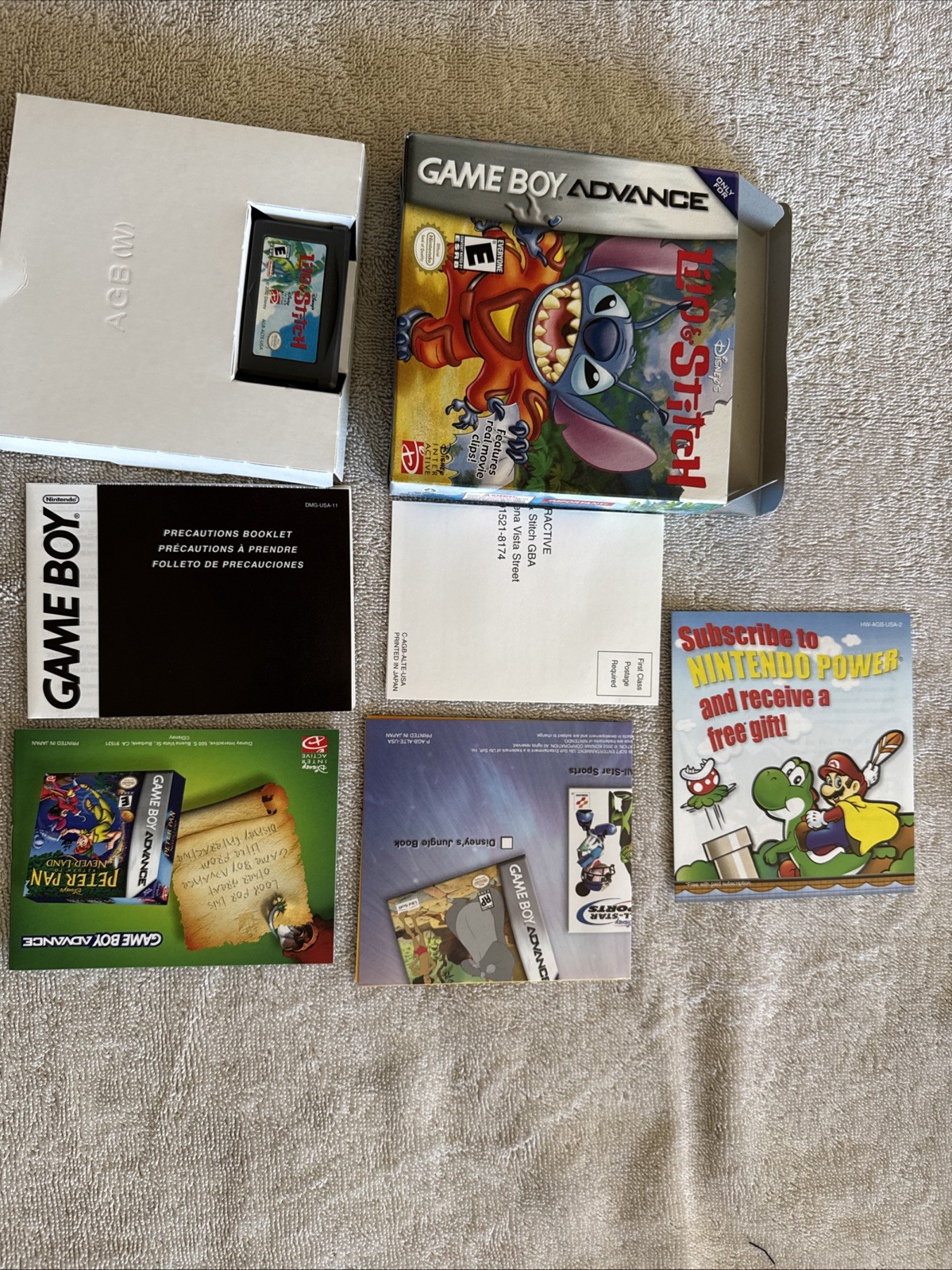 Disney Lilo and Stitch Nintendo Game Boy Advance GBA **CiB** Very Clean
