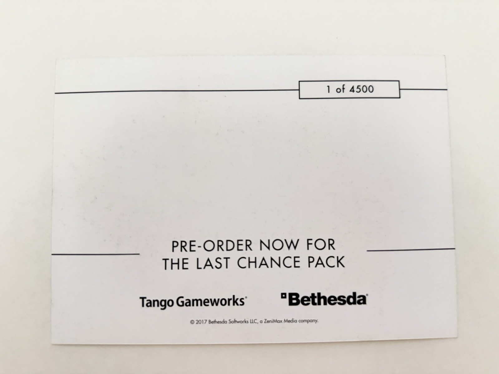 The Evil Within 2 Launch Kit and Standup Display Rare GameStop Exclusive /4500
