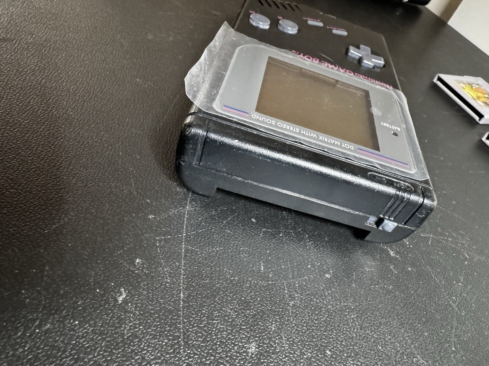 Original Nintendo Game Boy Black Play It Loud Maui Mallard Cold Shadow Tested