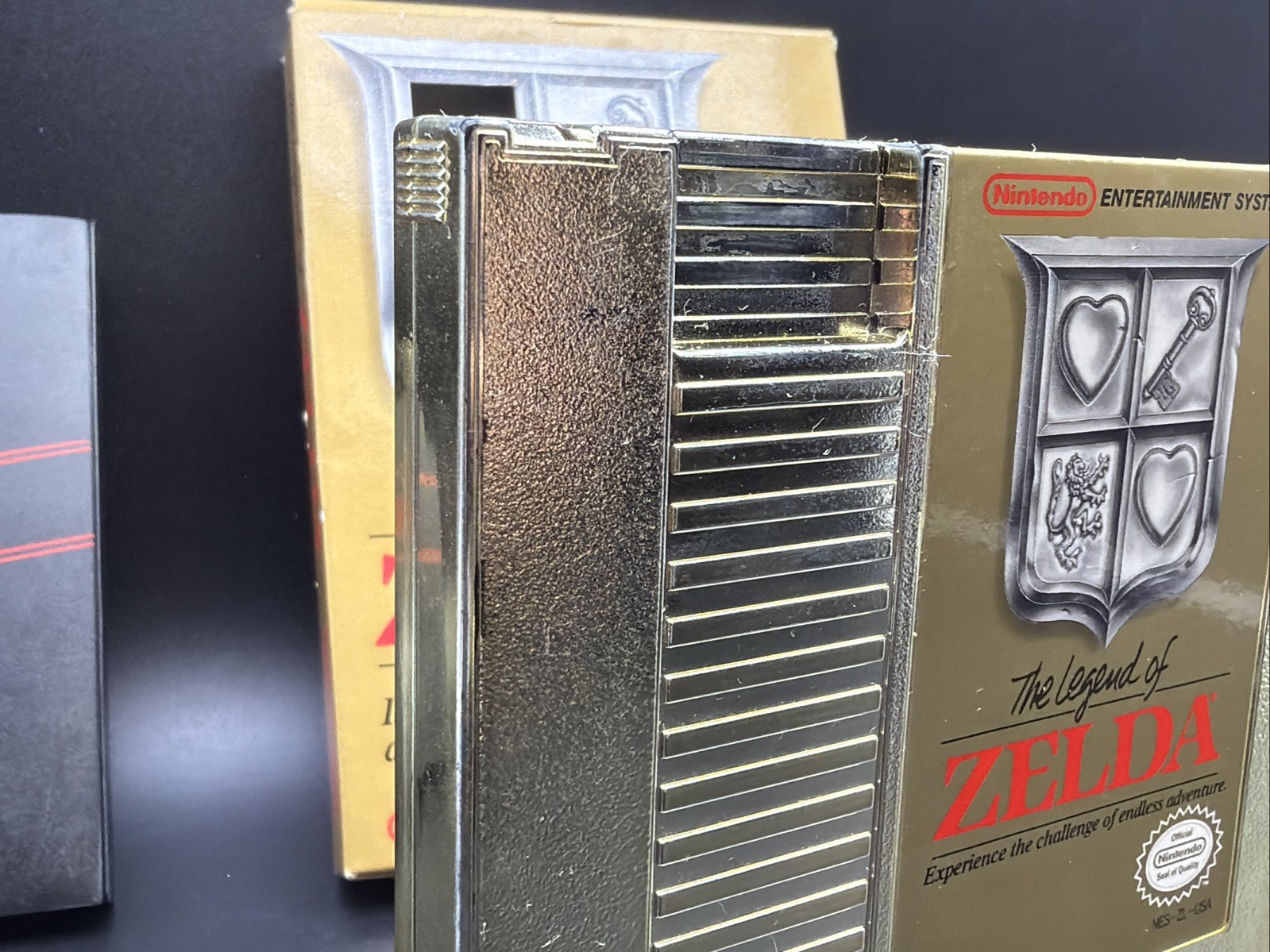 The Legend Of Zelda Oval Seal Box Original Nintendo Entertainment System NES CIB