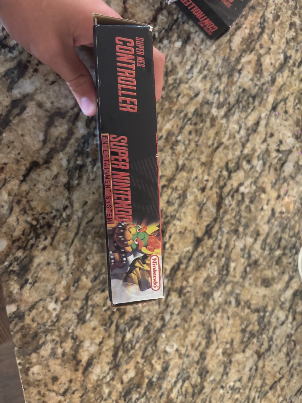 mario and yoshi snes controller in box never taken out of wrapper