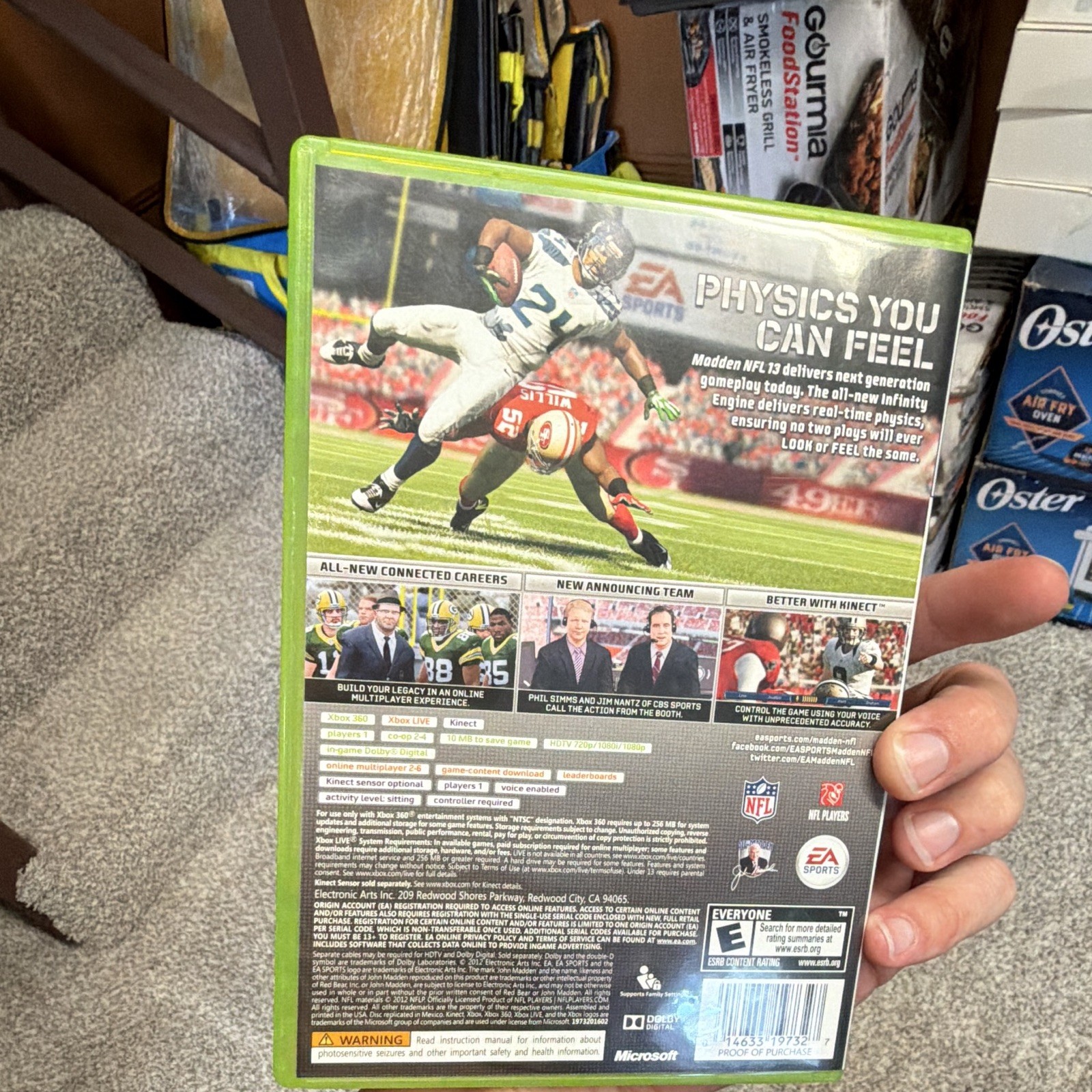 EA SPORTS Madden NFL 13 Xbox 360 E NTSC-U/C Better with Kinect Sensor
