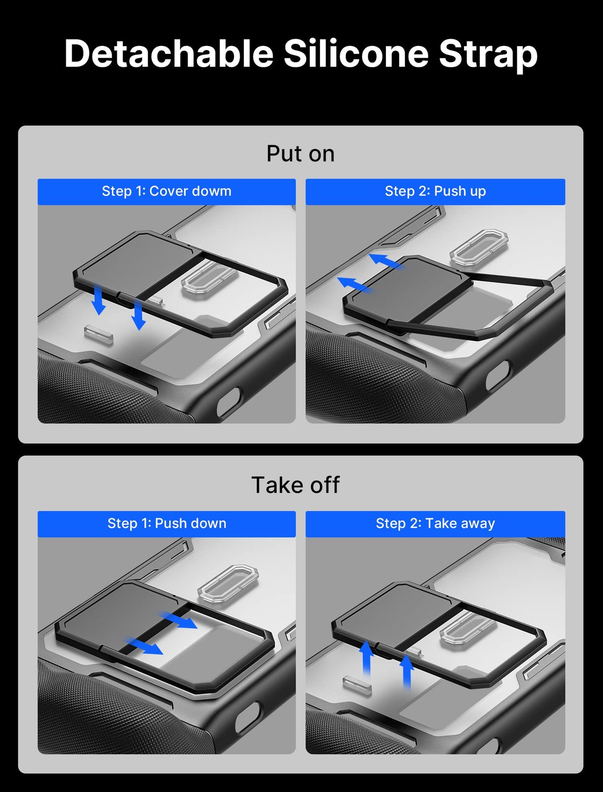 JSAUX ModCase for Steam Deck/Steam Deck OLED, PC0104 Modular Valve Steam Deck…