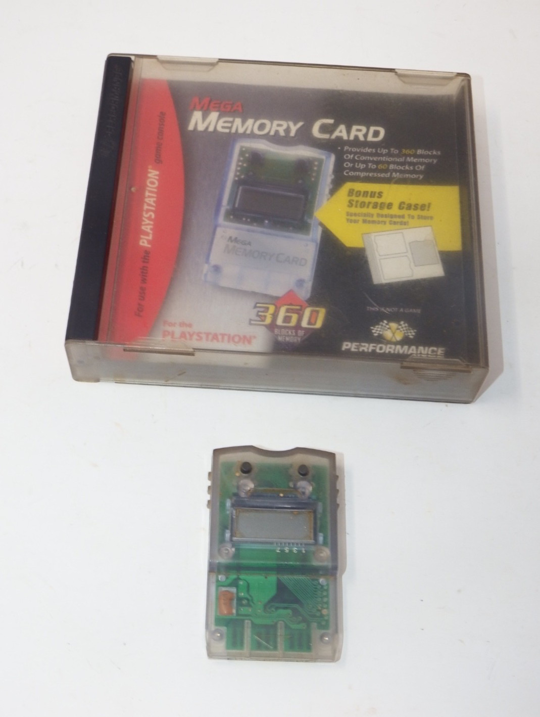 Performance Original SONY Playstation PS1 PSOne PSX Mega Memory Card