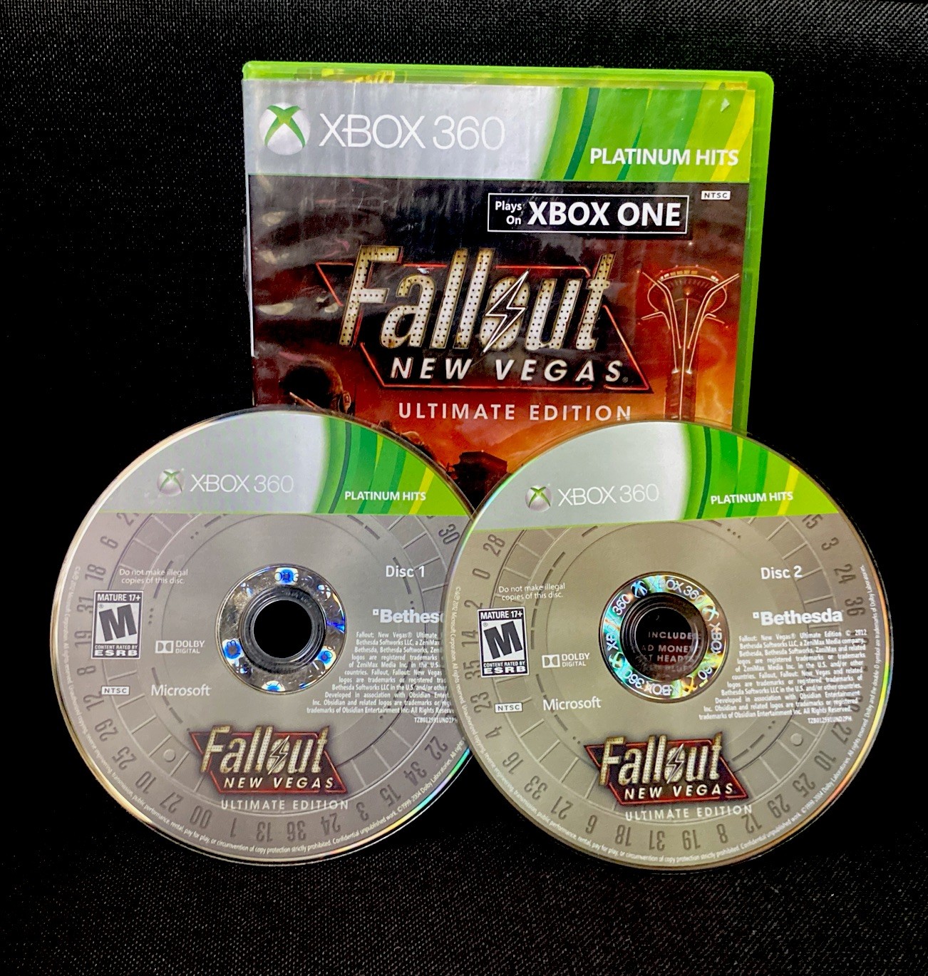 Fallout: New Vegas Ultimate Edition Xbox 360, 2012 2 Discs Plays On Xbox One