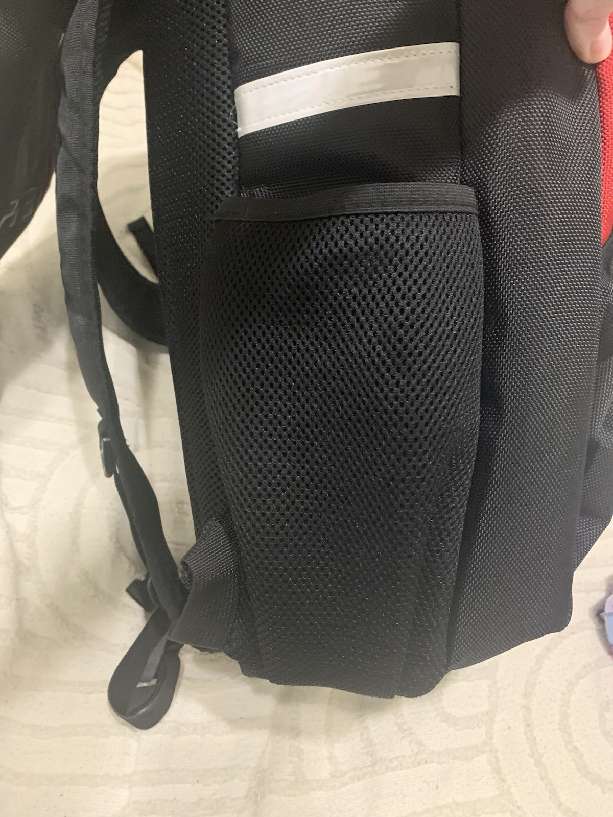Sony PlayStation PS3 Backpack Padded Travel Carry Case Black/Red