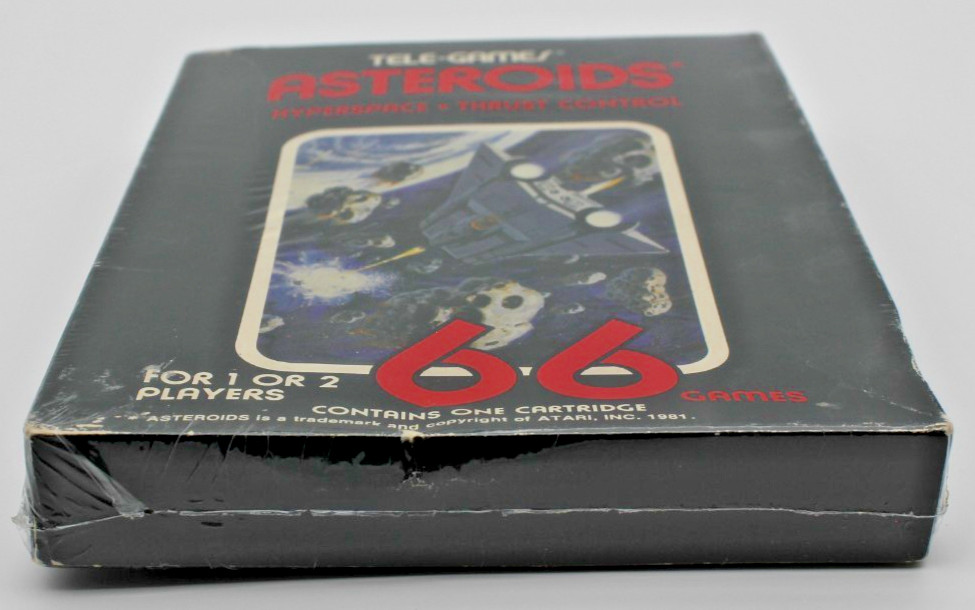 “Asteroids” 1981 Sears Tele-Games – Atari 2600 – RESEALED