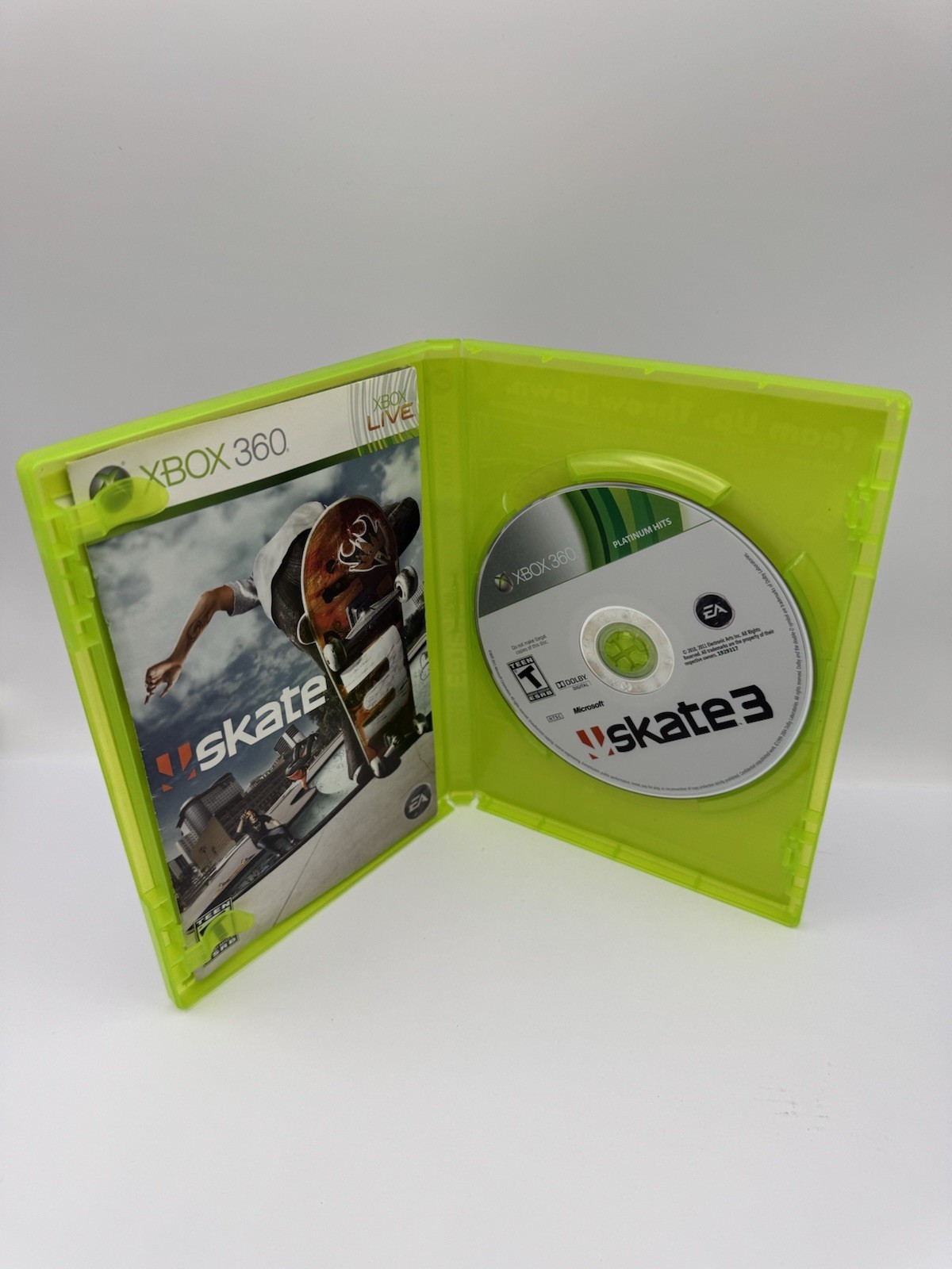 Electronic Arts Skate 3 Xbox 360 Teen 2010 Skateboarding Untested/ Free Return